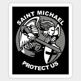 Saint Michael Protect Us Sticker